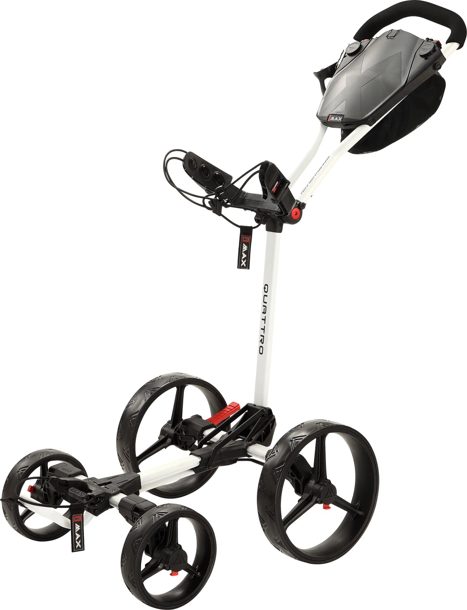 BIG MAX Blade Quattro Push Cart For Unisex White 1 BIG MAX Blade Quattro Push Cart For Unisex White
