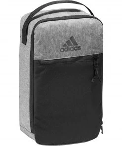 Adidas Front Zip Golf Shoe Bag For Unisex Grey