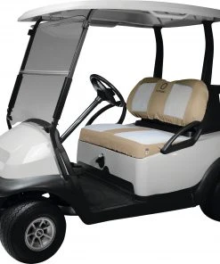 Classic Accessories Fairway Air Mesh Paneled Seat Cover For Unisex Light Khaki