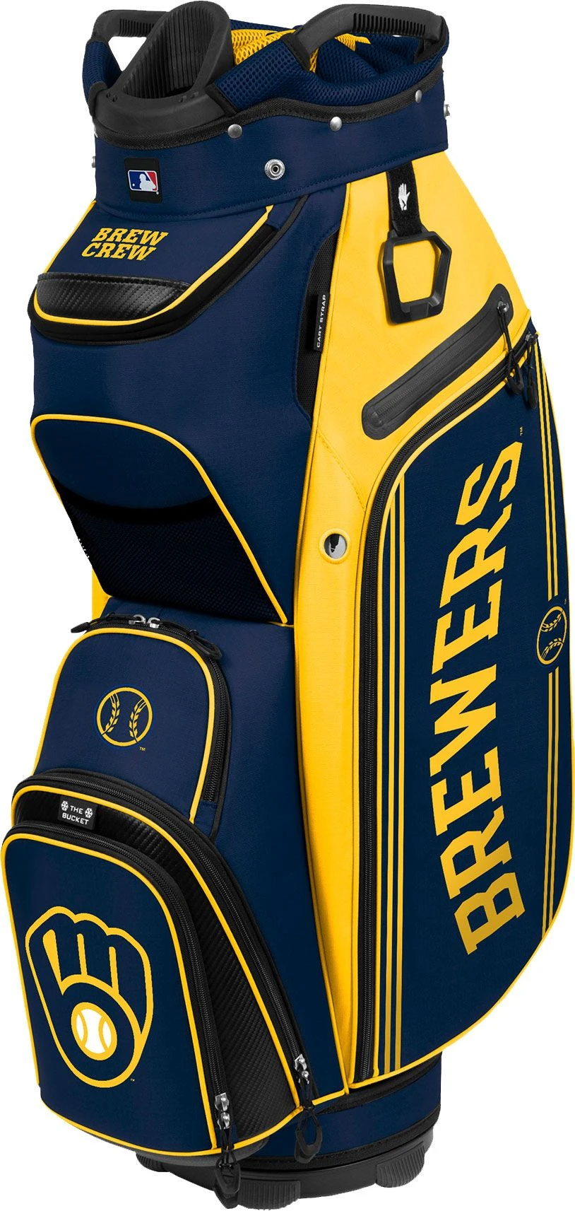 WinCraft Team Effort Milwaukee Brewers Bucket III Cooler Cart Bag For Men 1 WinCraft Team Effort Milwaukee Brewers Bucket III Cooler Cart Bag For Men