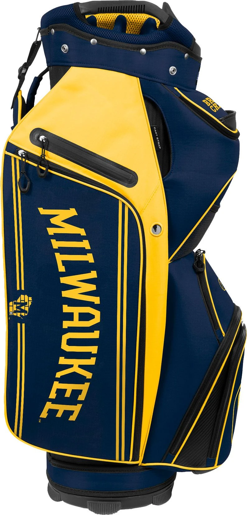 WinCraft Team Effort Milwaukee Brewers Bucket III Cooler Cart Bag For Men 3 WinCraft Team Effort Milwaukee Brewers Bucket III Cooler Cart Bag For Men - Image 3