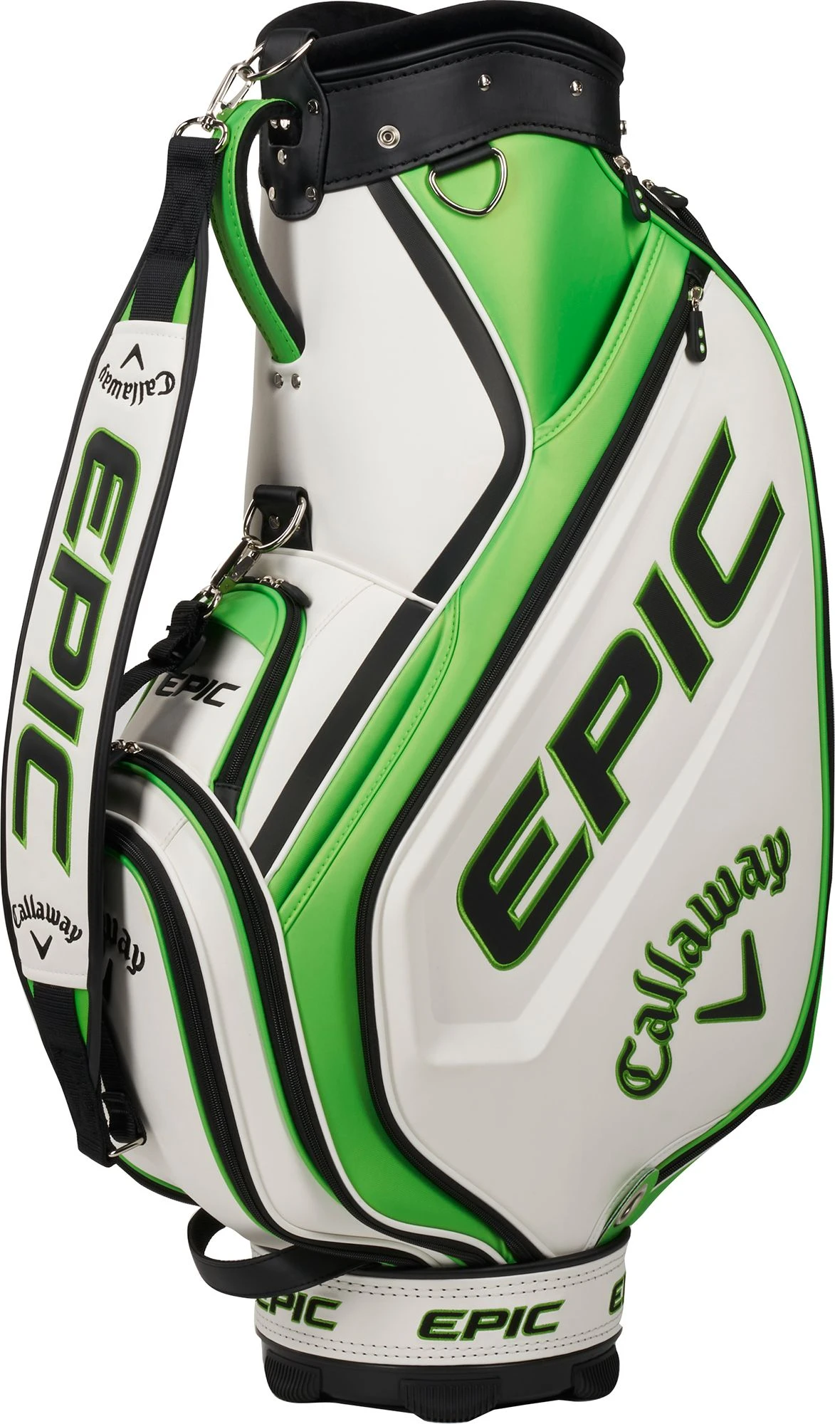 Callaway Epic Mini Staff Bag For Men White/neon Green/black 1 Callaway Epic Mini Staff Bag For Men White/neon Green/black