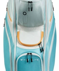 Top Flite Women's 2022 Aura Cart Bag Blue/grey -GolfBag Pro Shop unnamed file 1382