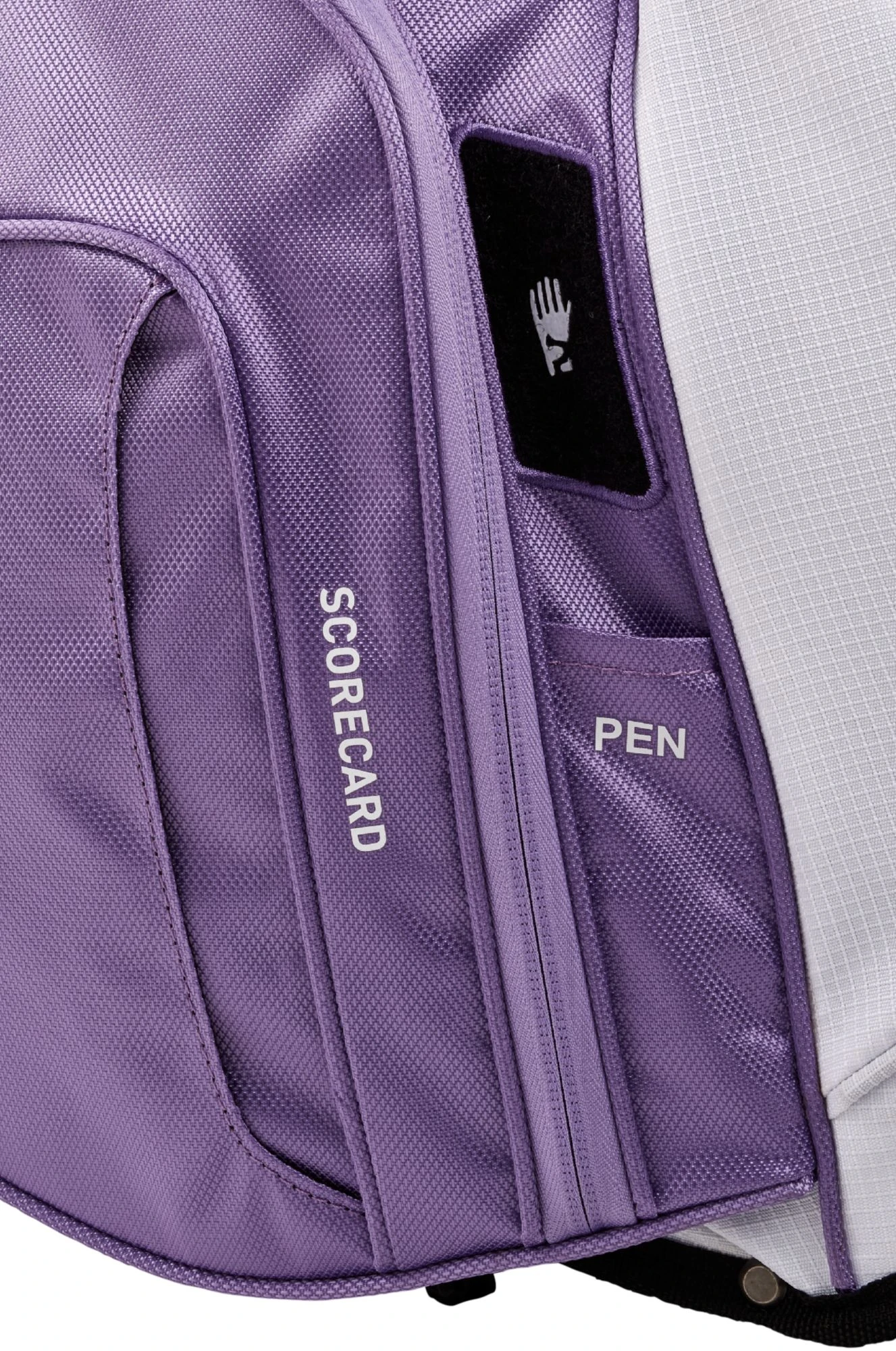 Maxfli Women's 2022 Honors+ 14-Way Stand Bag Purple/white 6 Maxfli Women's 2022 Honors+ 14-Way Stand Bag Purple/white - Image 6