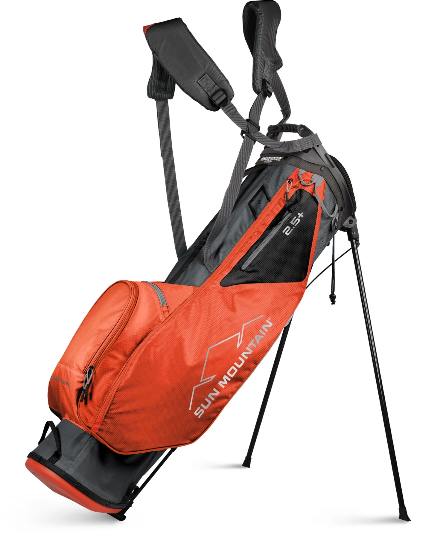 Sun Mountain 2021 2.5+ Stand Bag For Women Gunmetal/inferno 1 Sun Mountain 2021 2.5+ Stand Bag For Women Gunmetal/inferno