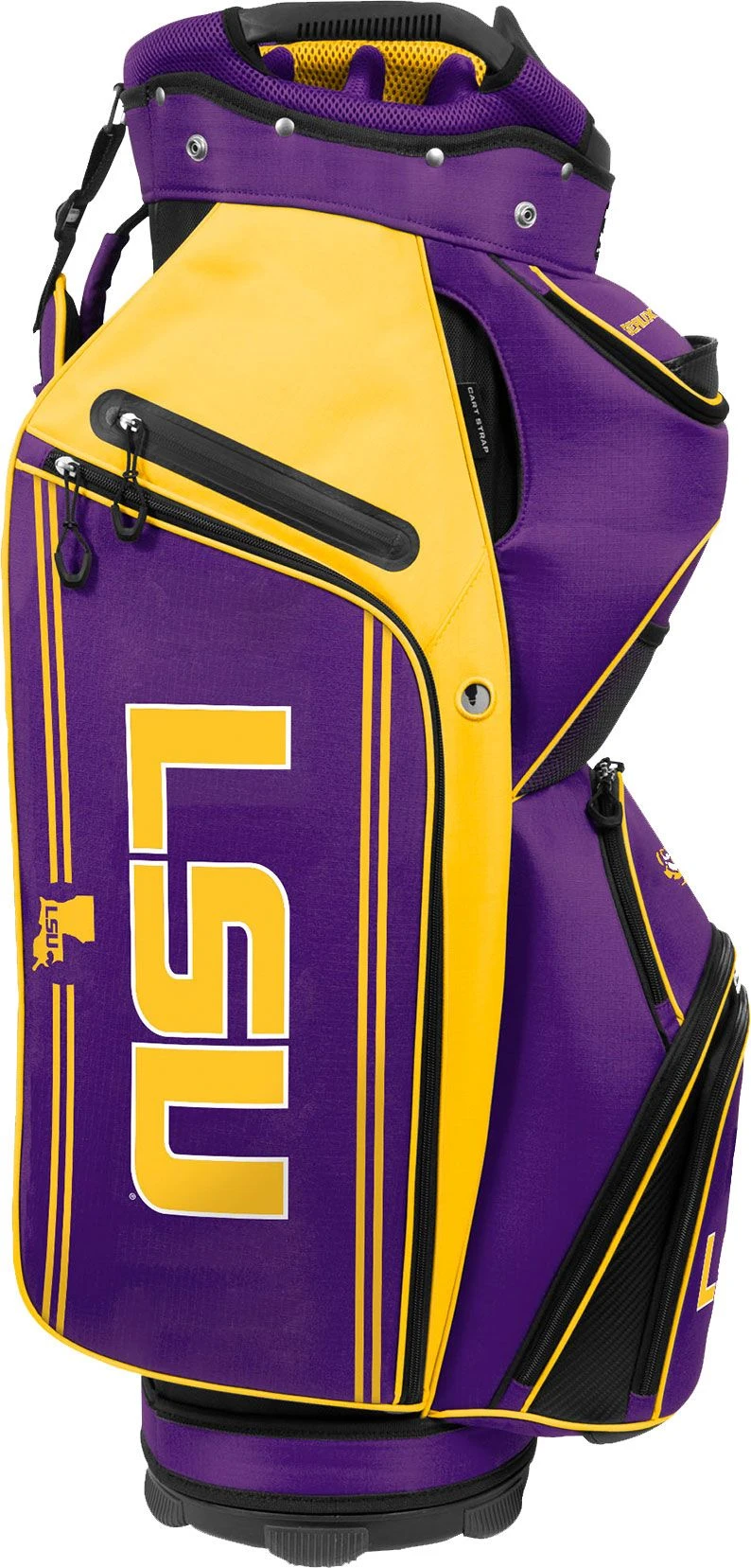 WinCraft Team Effort LSU Tigers Bucket III Cooler Cart Bag For Women 3 WinCraft Team Effort LSU Tigers Bucket III Cooler Cart Bag For Women - Image 3