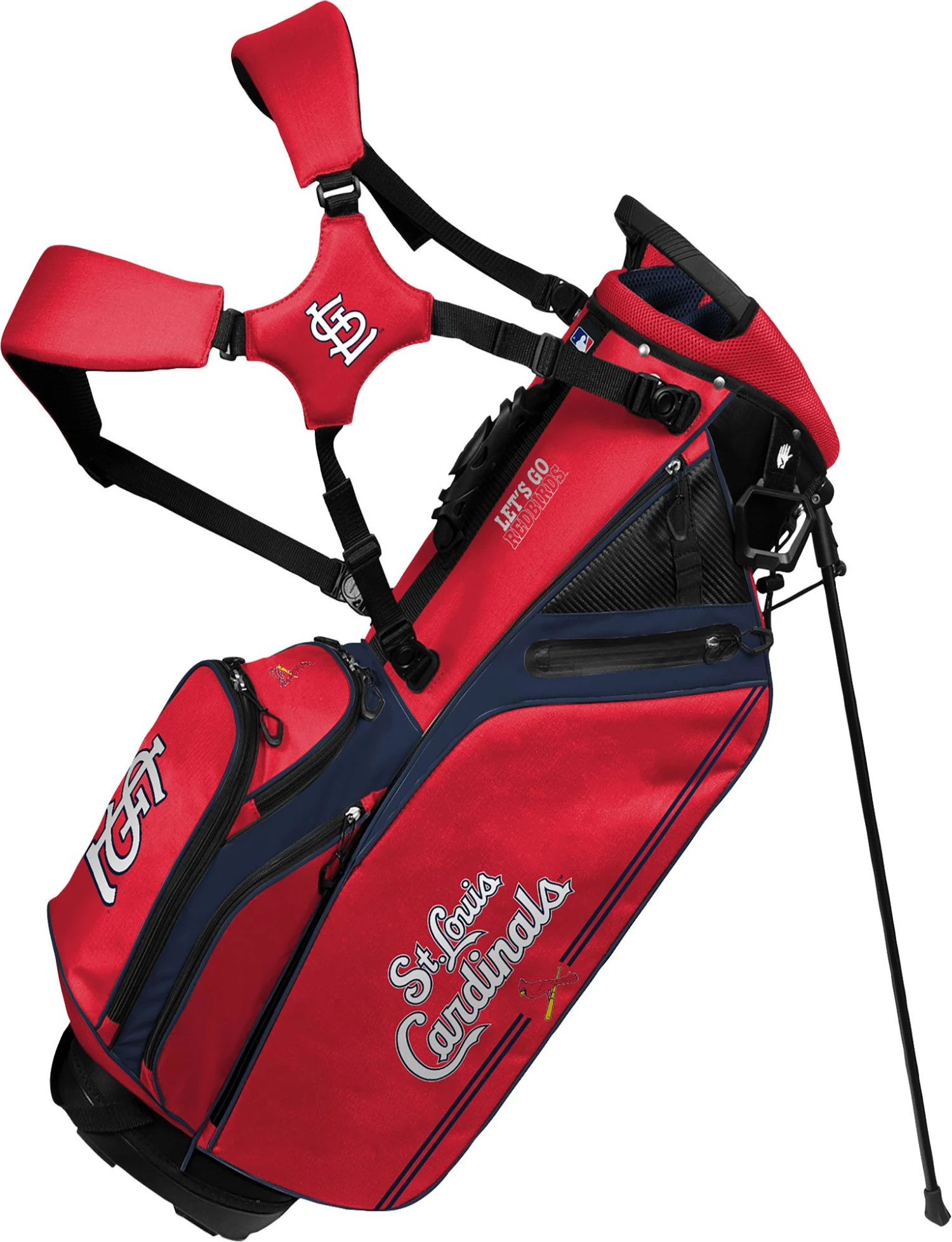 WinCraft Team Effort St Louis Cardinals Caddie Carry Hybrid Bag For Men 1 WinCraft Team Effort St Louis Cardinals Caddie Carry Hybrid Bag For Men