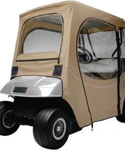 Classic Accessories Fairway E-Z-Go Golf Cart Enclosure - Khaki For Unisex