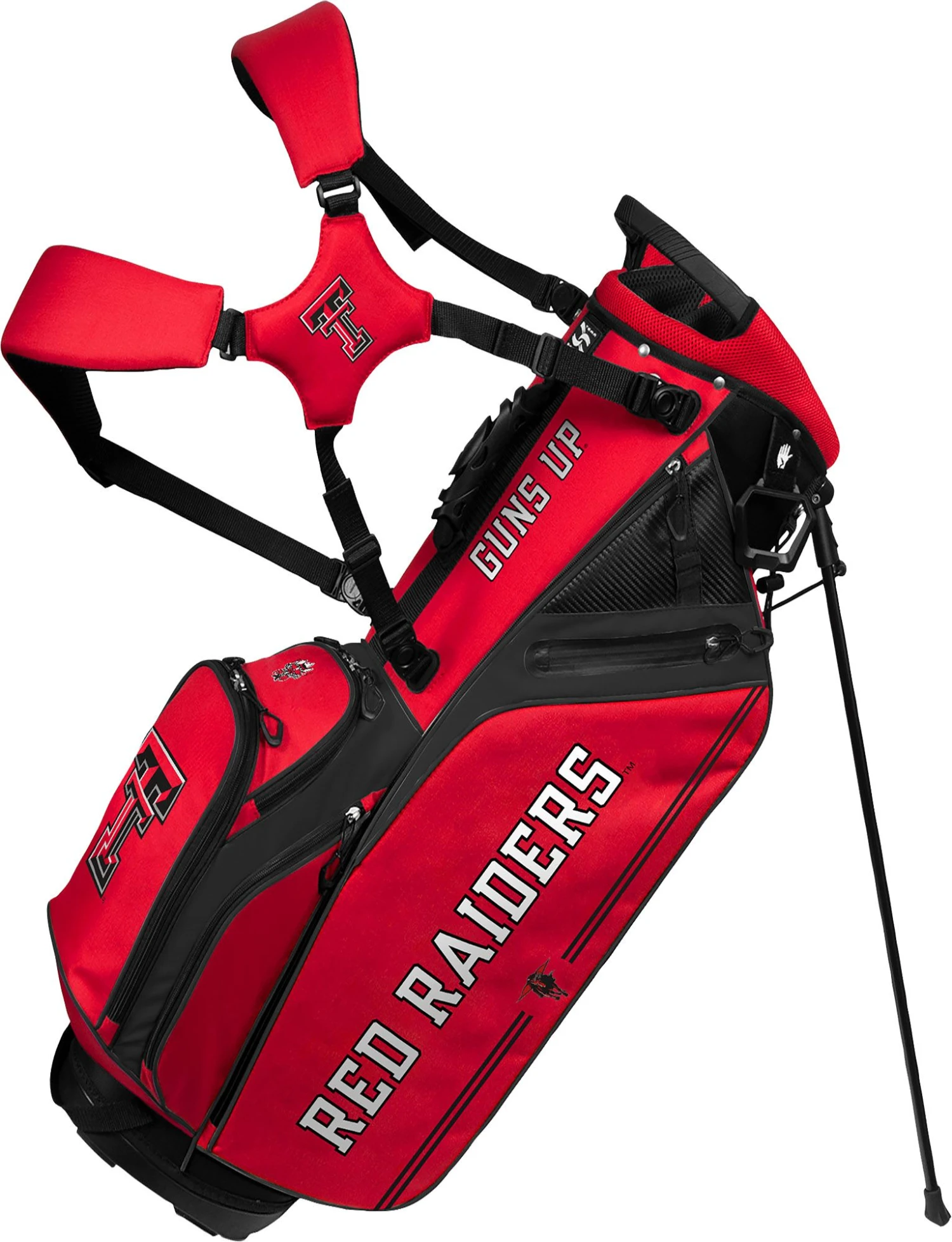 WinCraft Team Effort Texas Tech Red Raiders Caddie Carry Hybrid Bag For Women 1 WinCraft Team Effort Texas Tech Red Raiders Caddie Carry Hybrid Bag For Women