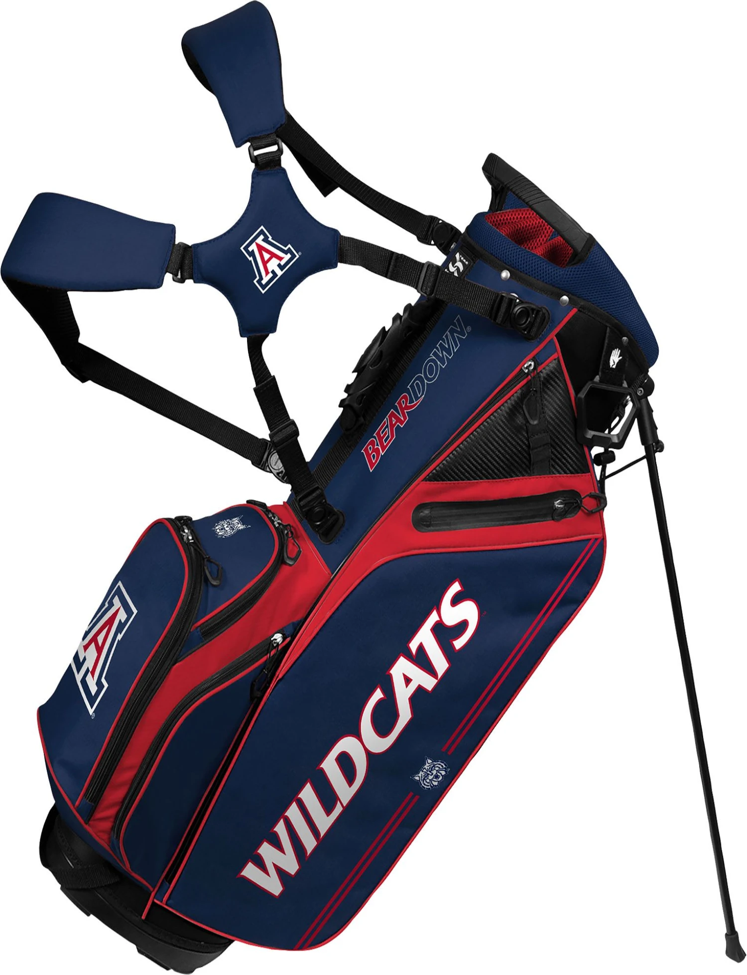 WinCraft Team Effort Arizona Wildcats Caddie Carry Hybrid Bag For Men 1 WinCraft Team Effort Arizona Wildcats Caddie Carry Hybrid Bag For Men