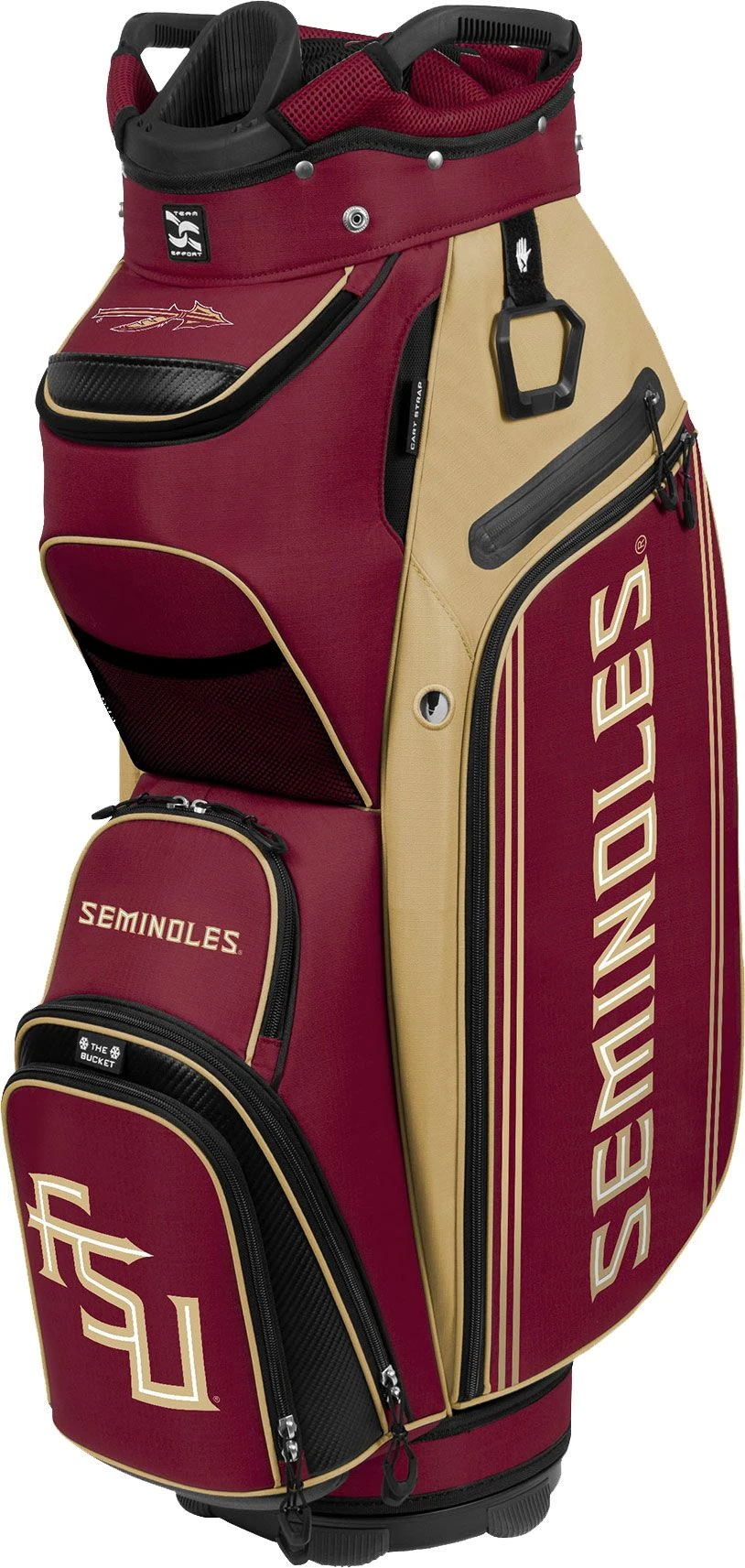 WinCraft Team Effort Florida State Seminoles Bucket III Cooler Cart Bag For Men 1 WinCraft Team Effort Florida State Seminoles Bucket III Cooler Cart Bag For Men