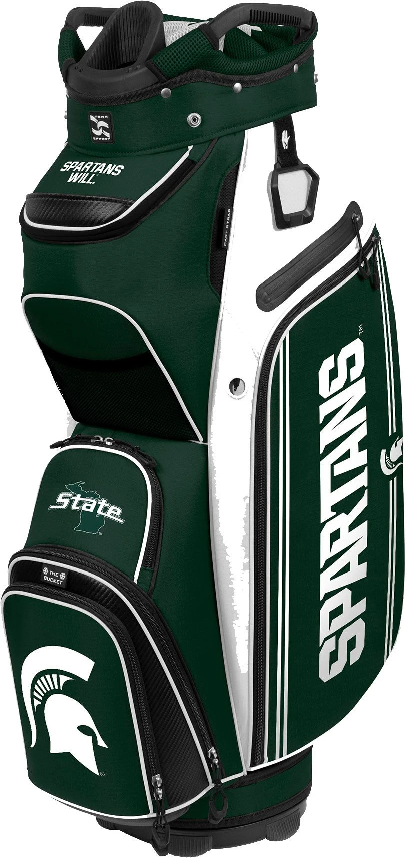 WinCraft Team Effort Michigan State Spartans Bucket III Cooler Cart Bag For Men 1 WinCraft Team Effort Michigan State Spartans Bucket III Cooler Cart Bag For Men