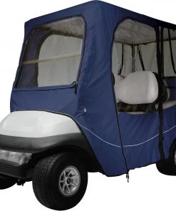 Classic Accessories Fairway Deluxe Long Golf Cart Enclosure – Navy For Unisex