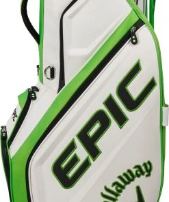 Callaway Epic Staff Single Strap Stand Bag For Unisex White/neon Green/black -GolfBag Pro Shop unnamed file 385