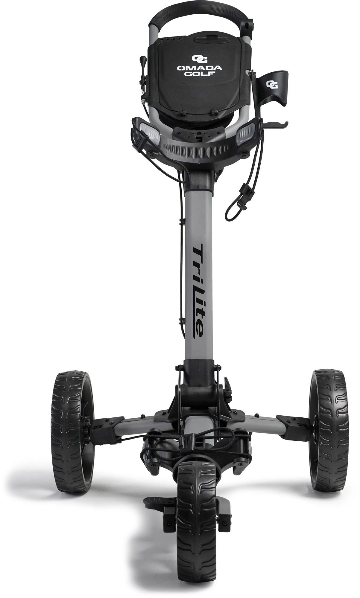 OMADA Golf Trilite Push Cart For Unisex White 4 OMADA Golf Trilite Push Cart For Unisex White - Image 4