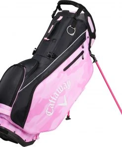 Callaway Women's 2022 Fairway 14 Stand Bag Black/pink Camo