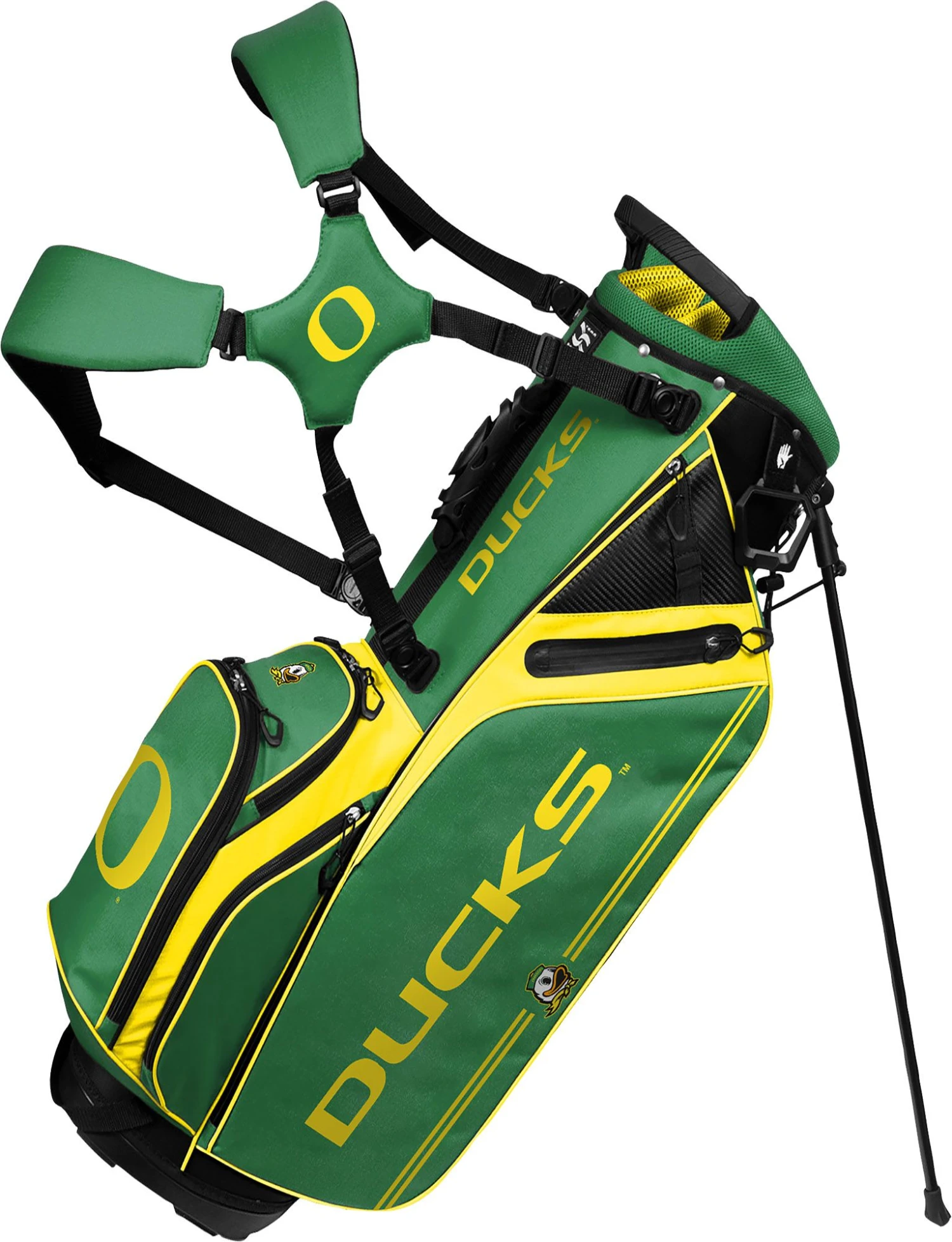 WinCraft Team Effort Oregon Ducks Caddie Carry Hybrid Bag For Men 1 WinCraft Team Effort Oregon Ducks Caddie Carry Hybrid Bag For Men