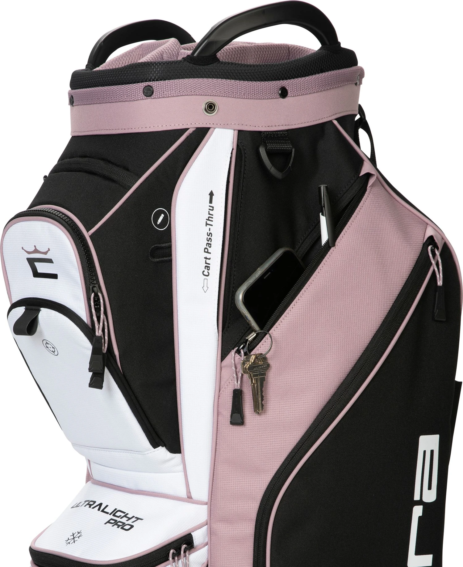 Cobra Women's 2022 UltraLight Pro Cart Bag Elderberry/black 5 Cobra Women's 2022 UltraLight Pro Cart Bag Elderberry/black - Image 5