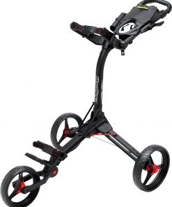 Bag Boy Compact 3 Push Cart For Unisex Black/red