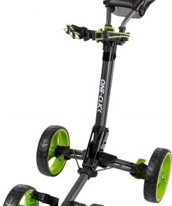 Tour Trek TourTrek 2018 One-Click 4-Wheel Push Cart For Unisex Charcoal/lime