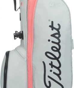 Titleist Women's 2022 Players 4 Carbon Stand Bag For Unisex Gray/coral -GolfBag Pro Shop unnamed file 539