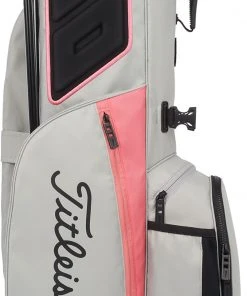 Titleist Women's 2022 Players 4 Carbon Stand Bag For Unisex Gray/coral -GolfBag Pro Shop unnamed file 540