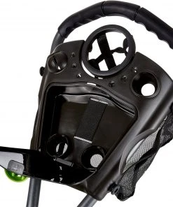 Tour Trek TourTrek 2018 One-Click 4-Wheel Push Cart For Unisex Charcoal/lime -GolfBag Pro Shop unnamed file 57