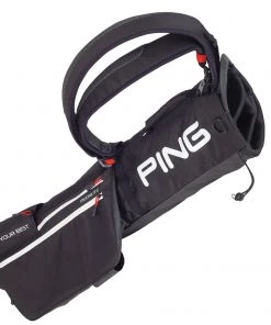 PING 2020 MOONLITE Golf Bag For Men Black/red