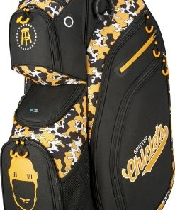 Barstool Sports Spittin' Chiclets Cart Bag For Men Black