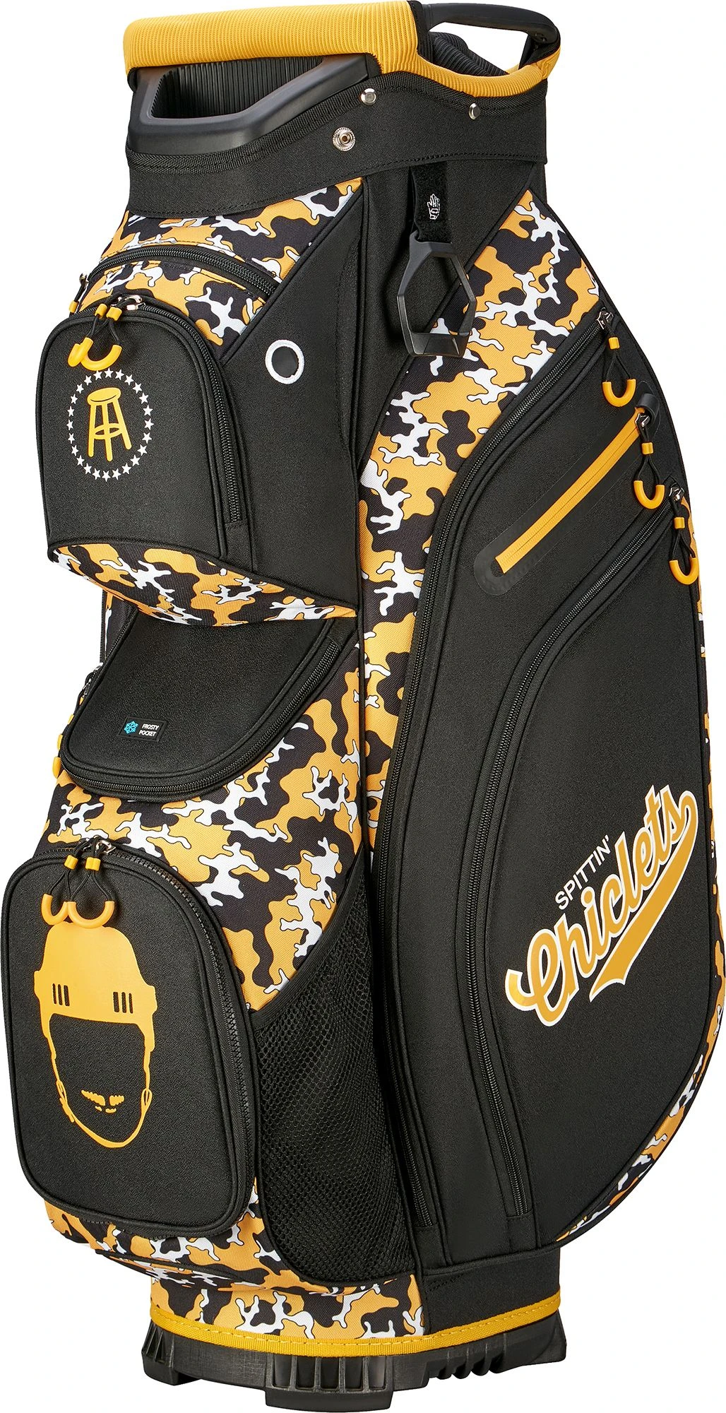 Barstool Sports Spittin' Chiclets Cart Bag For Men Black 1 Barstool Sports Spittin' Chiclets Cart Bag For Men Black