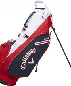 Callaway 2021 Hyperlite Zero Single Strap Stand Bag For Men Navy/red/white/flag
