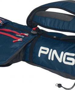 PING 2022 Moonlite Stand Bag For Unisex Navy/red
