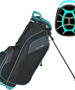 Datrek Women's Go Lite Hybrid Stand Bag Black/slate/turquoise