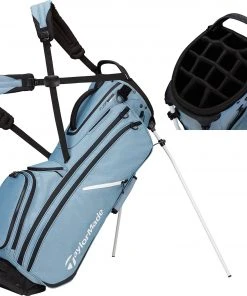 TaylorMade 2020 FlexTech Crossover Yarn Dye Stand Golf Bag For Men Black/saphire