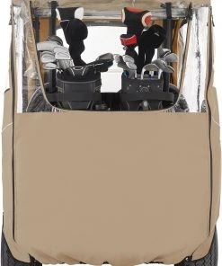 Classic Accessories Fairway Deluxe Short Golf Cart Enclosure For Unisex Light Khaki -GolfBag Pro Shop unnamed file 927