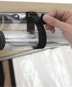 Classic Accessories Fairway Deluxe Short Golf Cart Enclosure For Unisex Light Khaki -GolfBag Pro Shop unnamed file 928