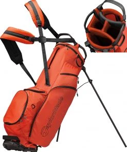 TaylorMade 2019 LiteTech 3.0 Stand Bag For Men Blood Orange/black