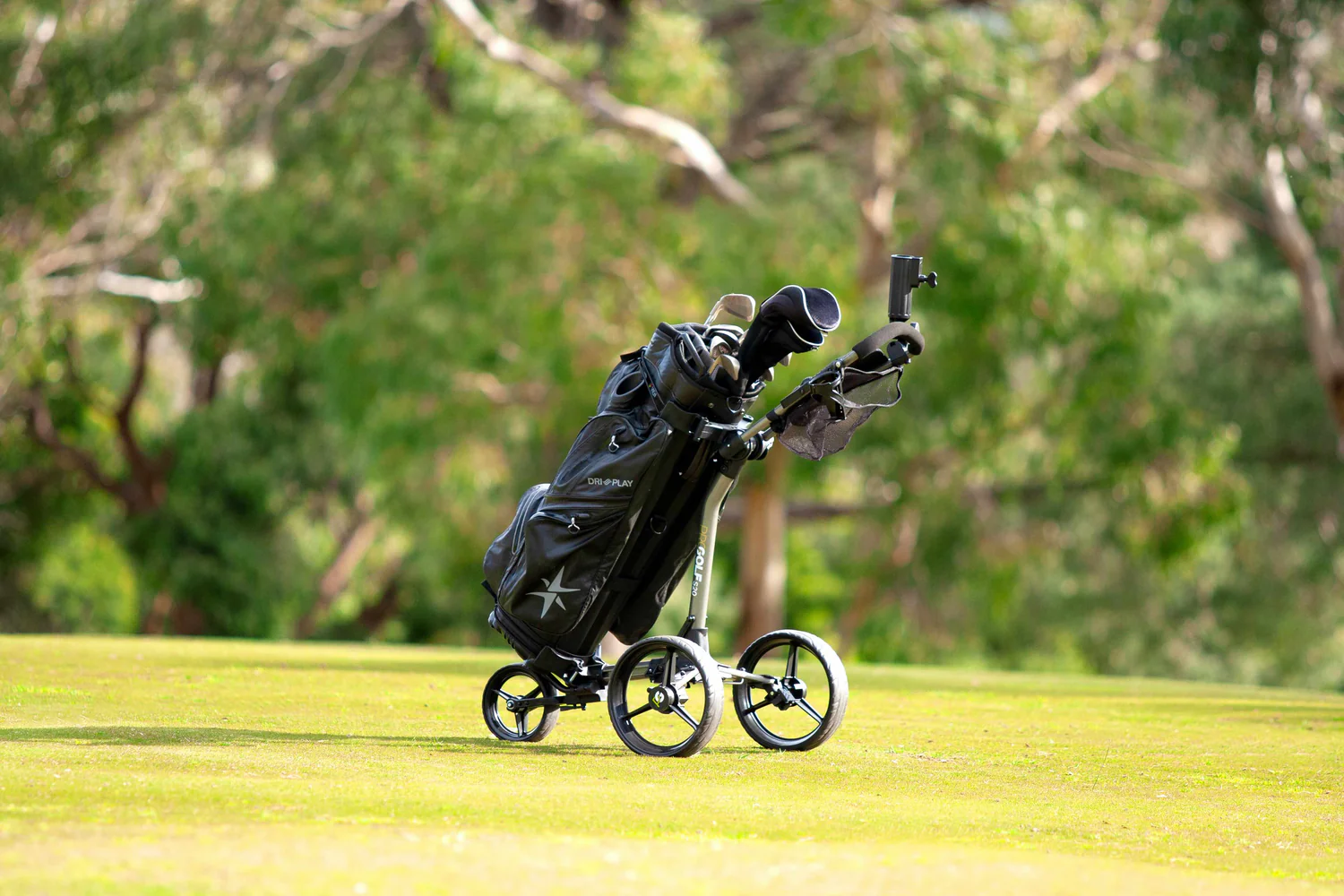 GolfBag Pro Shop -GolfBag Pro Shop ProGolf S20 Push Cart Lifestyle 10 LR